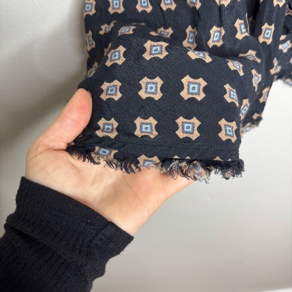 Free People High Low Asymmetrical Shark Bite Mini Skirt - Picture 6 of 10